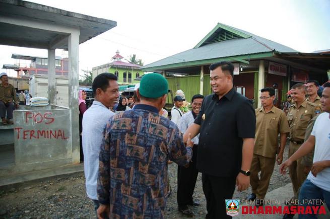 Bupati Tinjau Pasar Rakyat Tipe C di Ampalu