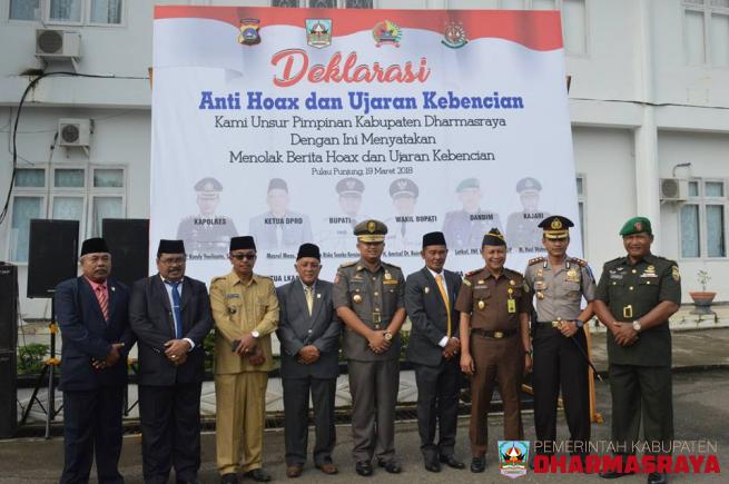 Untuk Indonesia Damai, Dharmasraya Tolak HOAX