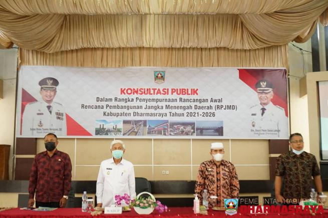 PEMKAB DHARMASRAYA GELAR KONSULTASI PUBLIK PENYEMPURNAAN RPJMD